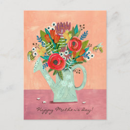 Boho Bloemen illustratie Briefkaart
