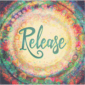  Boho Bloemen Inspirerende Release Inspirivity Sticker (Voorkant)