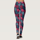 boho bloemen leggings (Achterkant)