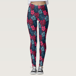boho bloemen leggings