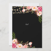 Boho Bloemen & Lichten Verrassing 60e Verjaardag Kaart (Achterkant)