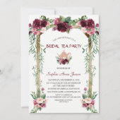Boho Bloemen Luifel Bruidstheepartij in de herfst Kaart (Voorkant)