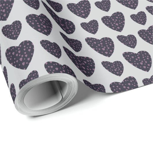 Boho Bloemen Modern Bloempatroon Cadeaupapier (Rol Hoek)