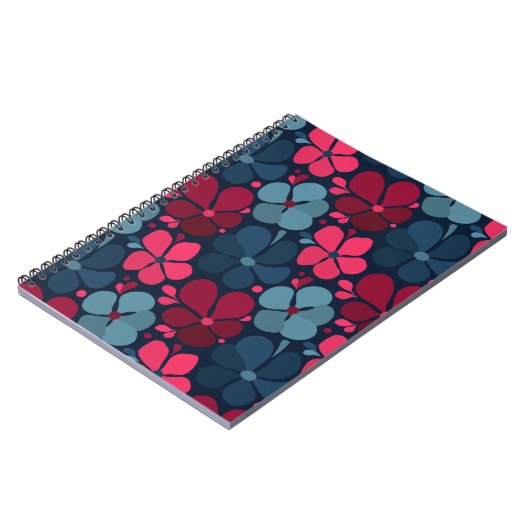 boho bloemen notitieboek (Linkerzijde)