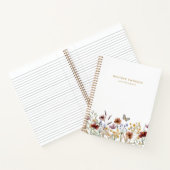 Boho Bloemen Notitieboek (Binnen)