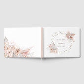 boho bloemen ontwerpen trouwgastenboek gastenboek (Volledig)