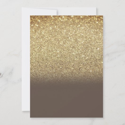 Boho Bloemen Pampas Gras Glitter Jubileum Kaart (Achterkant)