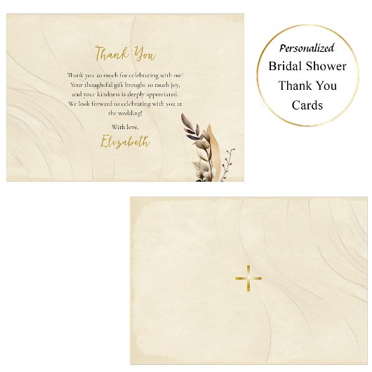 Boho Bloemen Pampas Gras Orthodoxe Bruiloft Bedankkaart