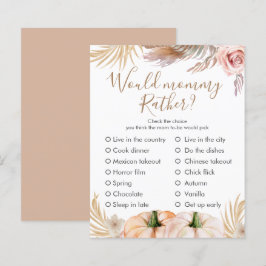 Boho Bloemen Pompoen Herfst Baby shower Aangepast 