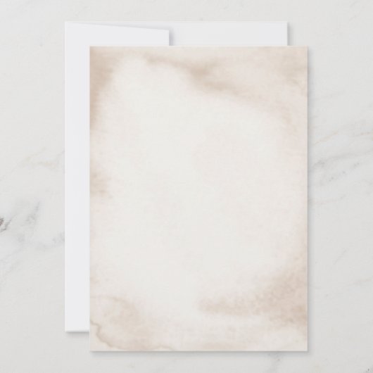 Boho Bloemen Pompoen Herfst in Liefde Vrijgezellen Kaart (Achterkant)