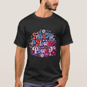 Boho Bloemen Power Grafiek T-shirt (Voorkant)