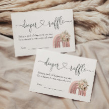 Boho Bloemen Regenboog Meisje Baby shower Luier Ra