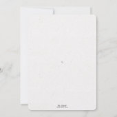 Boho Bloemen Roze Het is een Meisje Baby Shower Kaart (Achterkant)