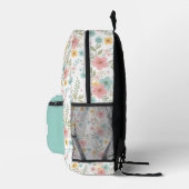 Boho Bloemen Rugzak (Rechts)