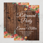 Boho Bloemen Rustiek Pensioen Kaart (Voorkant / Achterkant)