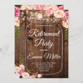 Boho Bloemen Rustiek Pensioen Kaart (Voorkant / Achterkant)