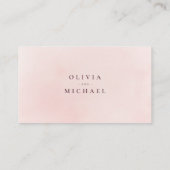 Boho bloemen rustieke bruiloft website Invoegen ka Plaatskaartje (Achterkant)