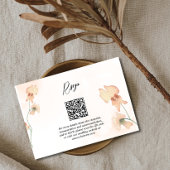 Boho Bloemen Rustieke Herfst Herfst Huwelijk RSVP