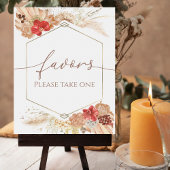 Boho Bloemen Terracotta Vrijgezellenfeest Favoriet Poster