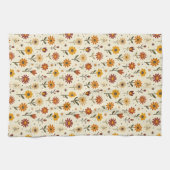 Boho Bloemen Theedoek (Horizontaal)