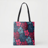 boho bloemen tote bag (Voorkant)