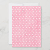 Boho Bloemen Tribal Teepee Meisje Baby shower Invi Kaart (Achterkant)