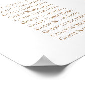 boho bloemen trouwzitje poster (Hoek)