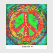Boho Bloemen Vredesbord Inspirivity Sticker (Vel)