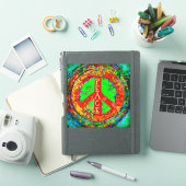 Boho Bloemen Vredesbord Inspirivity Sticker (iPad Cover)