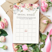 Boho Bloemen Vrijgezellenfeest Bruids Bingo