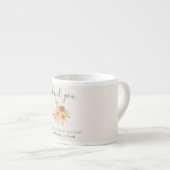 Boho Bloemen Waterverf Docent Dank u Espresso Kop (Voorkant rechts)