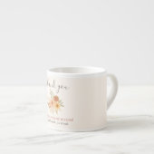 Boho Bloemen Waterverf Docent Dank u Espresso Kop (Voorkant rechts)