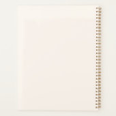 Boho Bloemen Waterverf Docent Dank u Planner (Achterkant)