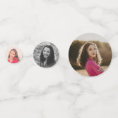 Boho Bloemen Waterverf Wildbloemen Afstuderen Confetti (Achterkanten)