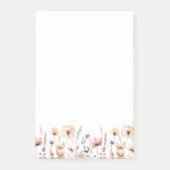 Boho Bloemen Waterverf Wildflower Post-it® Notes (Voorkant)