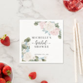 Boho Bloemen Winter Bruidsmeisjes Borrel Servet (Insitu)