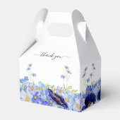 Boho Bloemenbruiloft Dank u Bedankdoosjes (Achterkant)