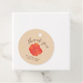 Boho Bloemenbruiloft Dank u Bedankjes Labels (In situ)