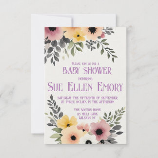 BOHO BLOEMENDOUCHE UITNODIGING