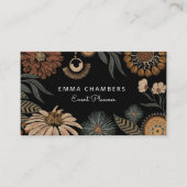 Boho Bloemenevenementenplanner Visitekaartje (Voorkant)