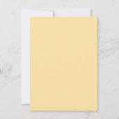 Boho bloemenframe blanco bruiloft kaart (Achterkant)