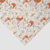 Boho Bloemengroen | Op Maat Gedrukt Tissuepapier (Detail)