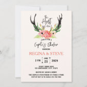 ©Boho Bloemenjacht is voorbij Koppels Shower Kaart (Voorkant)