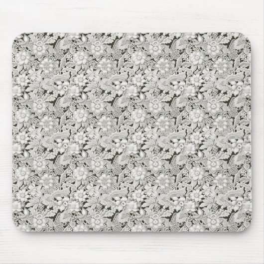 Boho Bloemenkant Muismat (Voorkant)