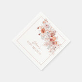Boho bloemenkind brunchen servet (Hoek)