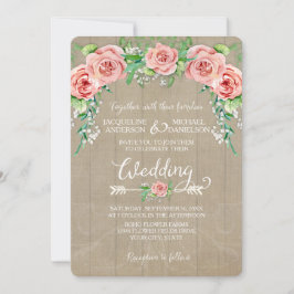 BOHO Bloemenkrans Baby's Breath Schuur Houten Plan Kaart