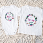 Boho bloemenkrans beste zus ooit kinder shirts<br><div class="desc">Aangepaste bedrukte sweatshirt gepersonaliseerd met jouw tekst of foto's. Dit vrouwelijke ontwerp is gepersonaliseerd met "Best Sister Ever" citaat of voeg uw eigen tekst toe in een boho waterverf bloemenkrans in paarse, blauwe en groene tinten. Gebruik de ontwerpgereedschappen om foto's toe te voegen, de stijl en kleur van het shirt...</div>