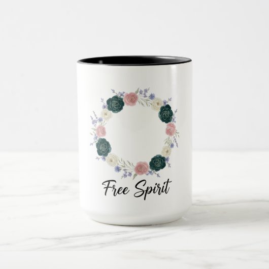 Boho bloemenkrans "Free Spirit" Mok (Midden)