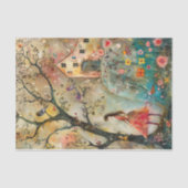 BOHO BLOEMENMEISJE DECOUPAGE TISSUEPAPIER (Voorkant)