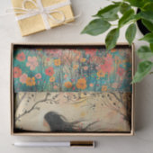 BOHO BLOEMENMEISJE DECOUPAGE TISSUEPAPIER (Geschenk)